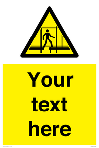 Custom Scaffold Incomplete Sign